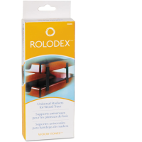 Rolodex Letter Tray 4‑Tier Wood Desk Organizer Stackable Document Tray